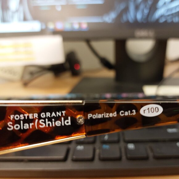 Foster Grant Dioptics Solar Shield Oval POLARIZED Sunglasses SS FO-012 SR 1023 - Picture 9 of 9